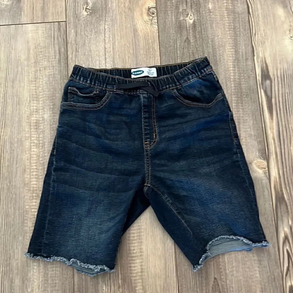 Old Navy Karate Slim Boys Denim Shorts With Raw Hem